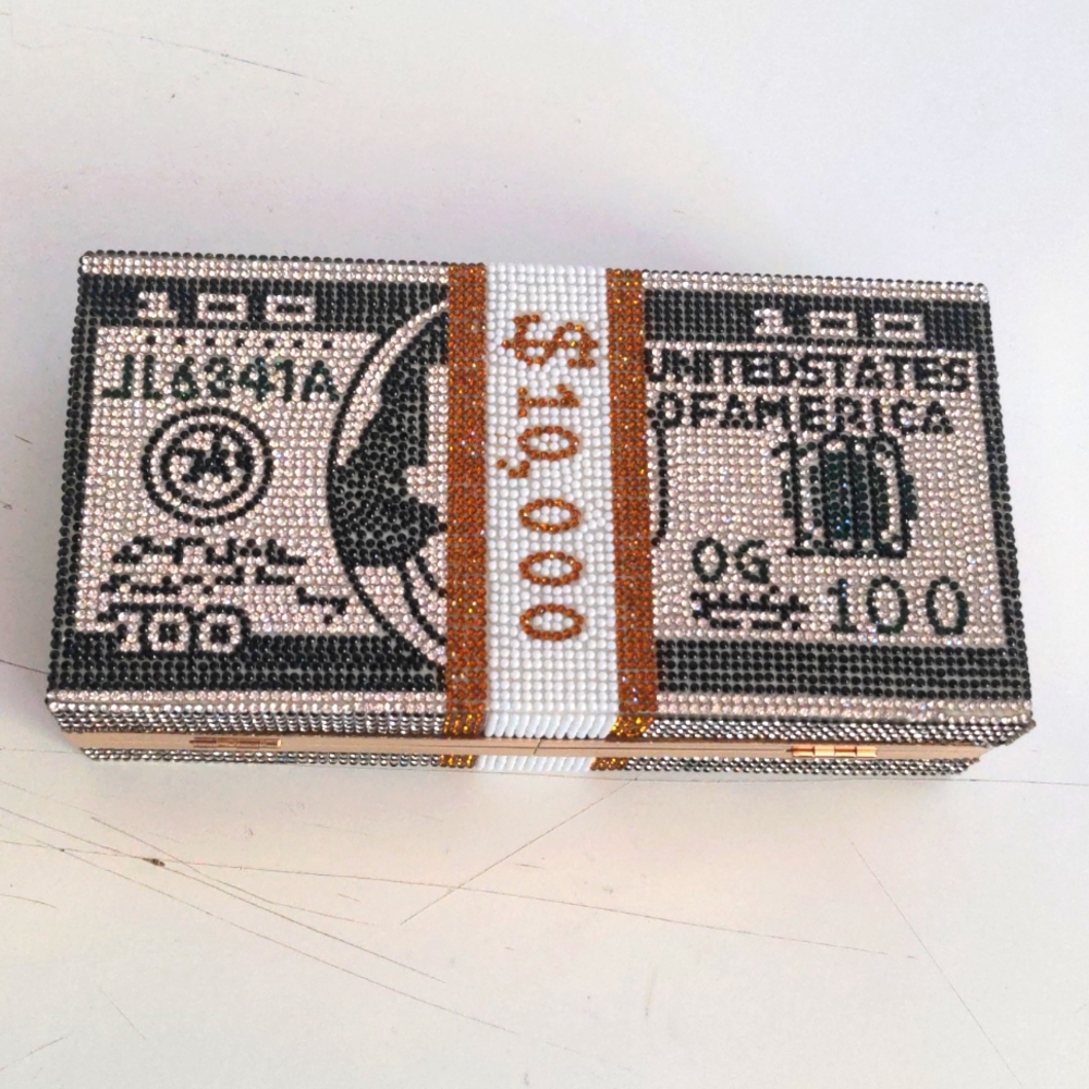 Blingy $100 clutch